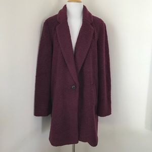 NWT Old Navy Burgundy Coat